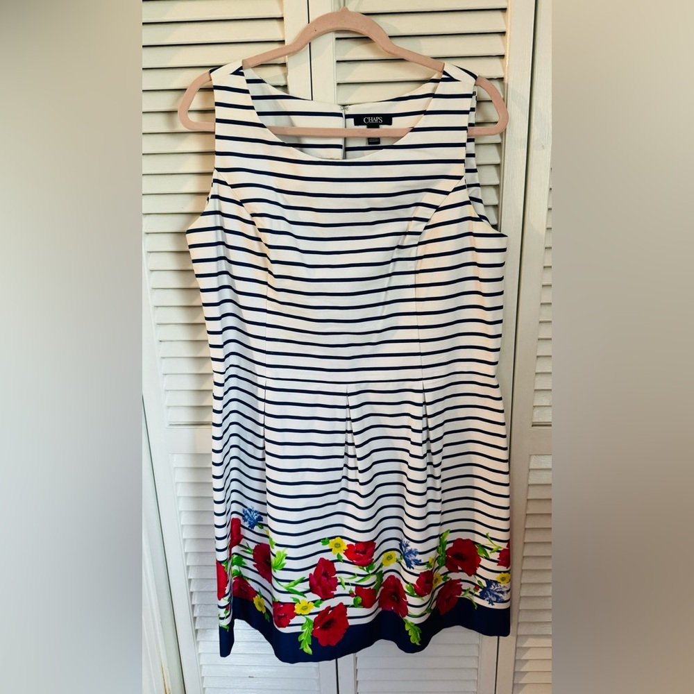 Chaps sleeveless cotton dress.